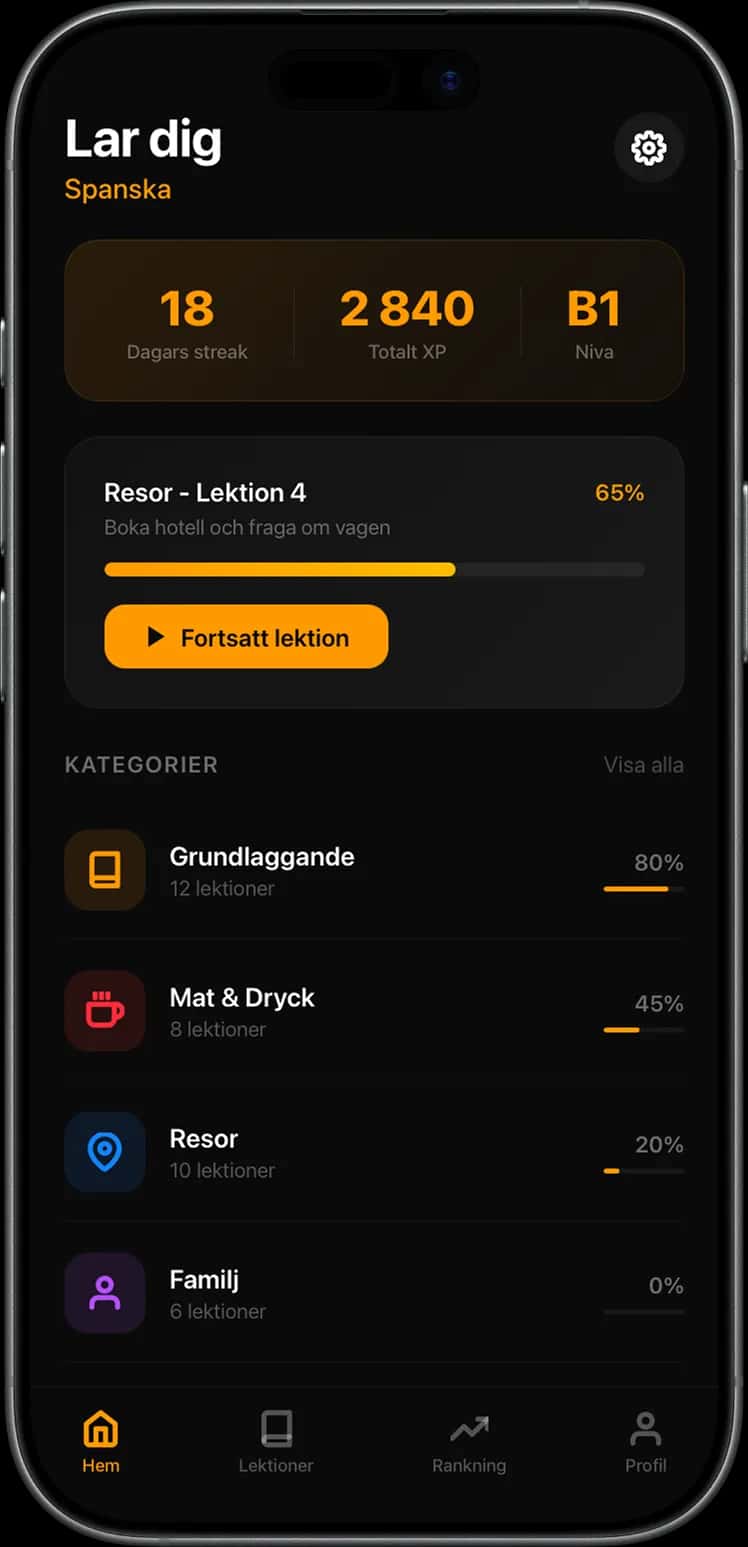 React Native app – nyheter och media