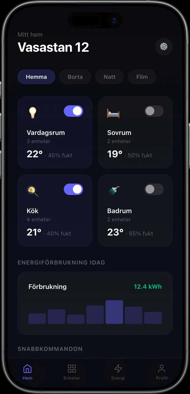Mobilapp för iOS och Android – social