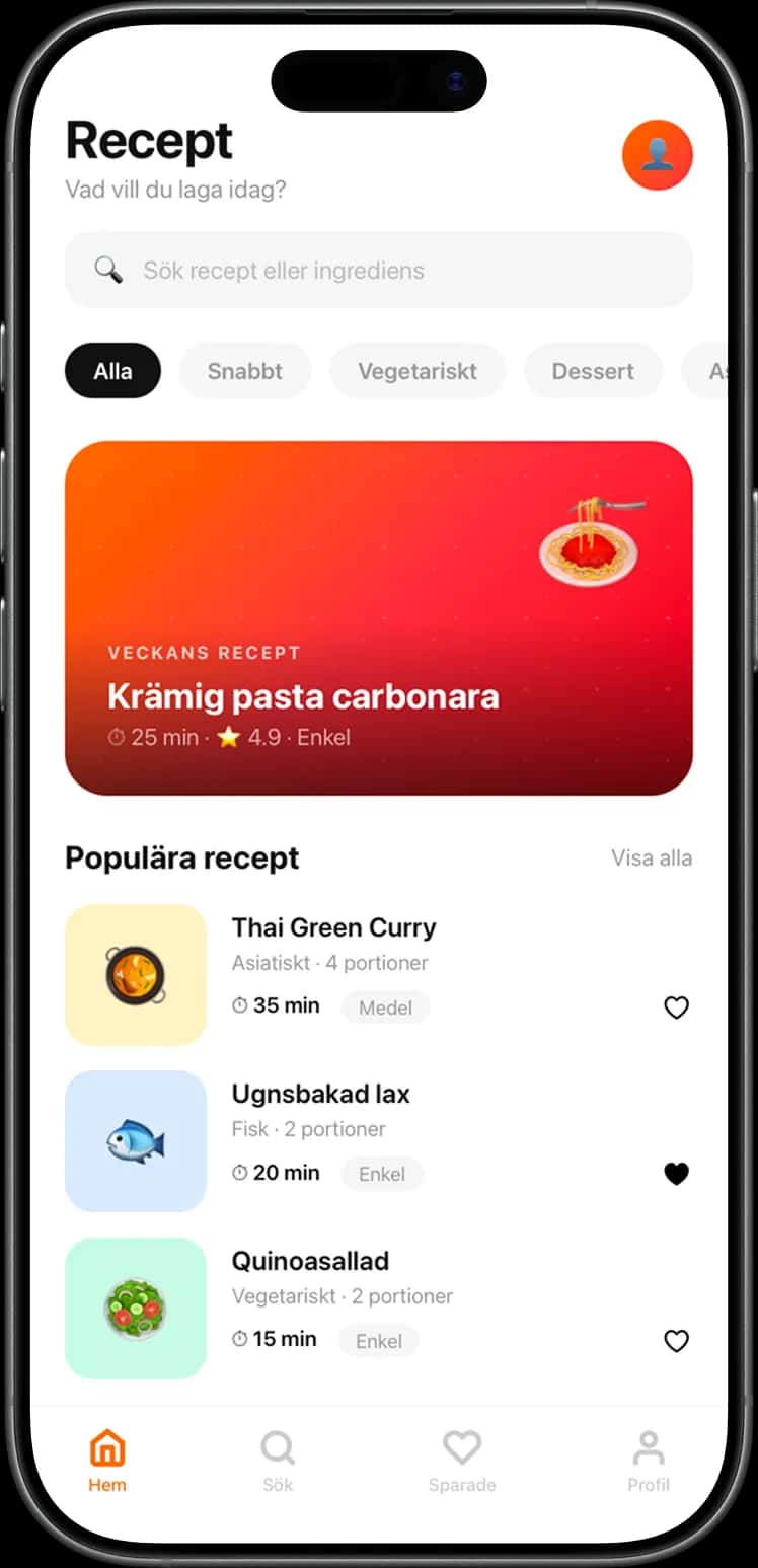App Store app – fitness och träning