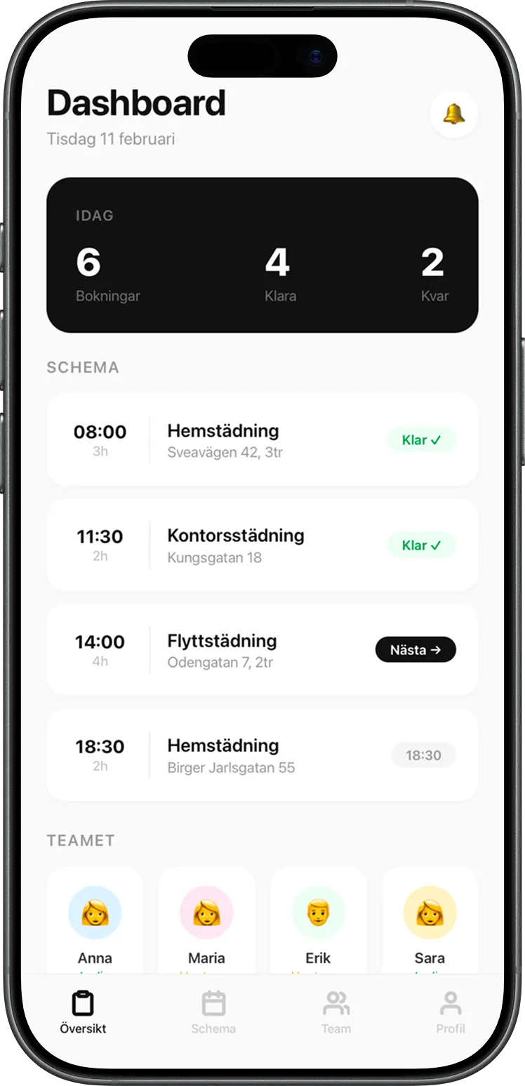 Mobilapp för Android – matbeställning